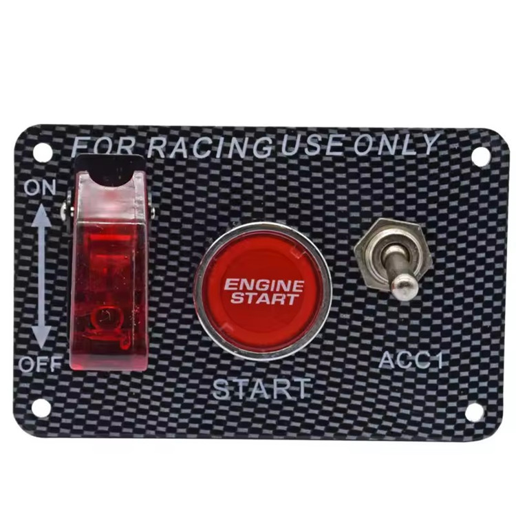 DC 12V 20A Push Start Button Kit Ignition Engine Starter Switch Panel Race Car Accessory Part