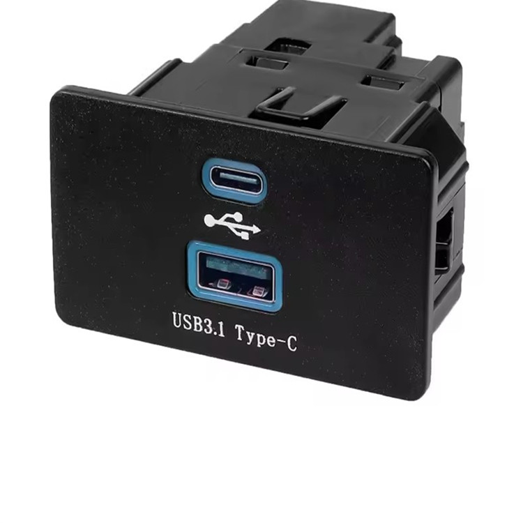 New Arrival Sync3 Smart Charging Usb Port Ford Dual Media Hub Box Type C 3.1 Replacement For Ford F150 2018